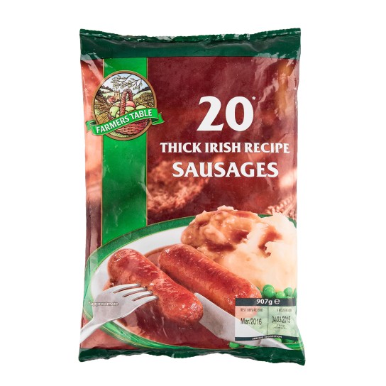 Salsichas Porco Irish Congeladas 15x907 g