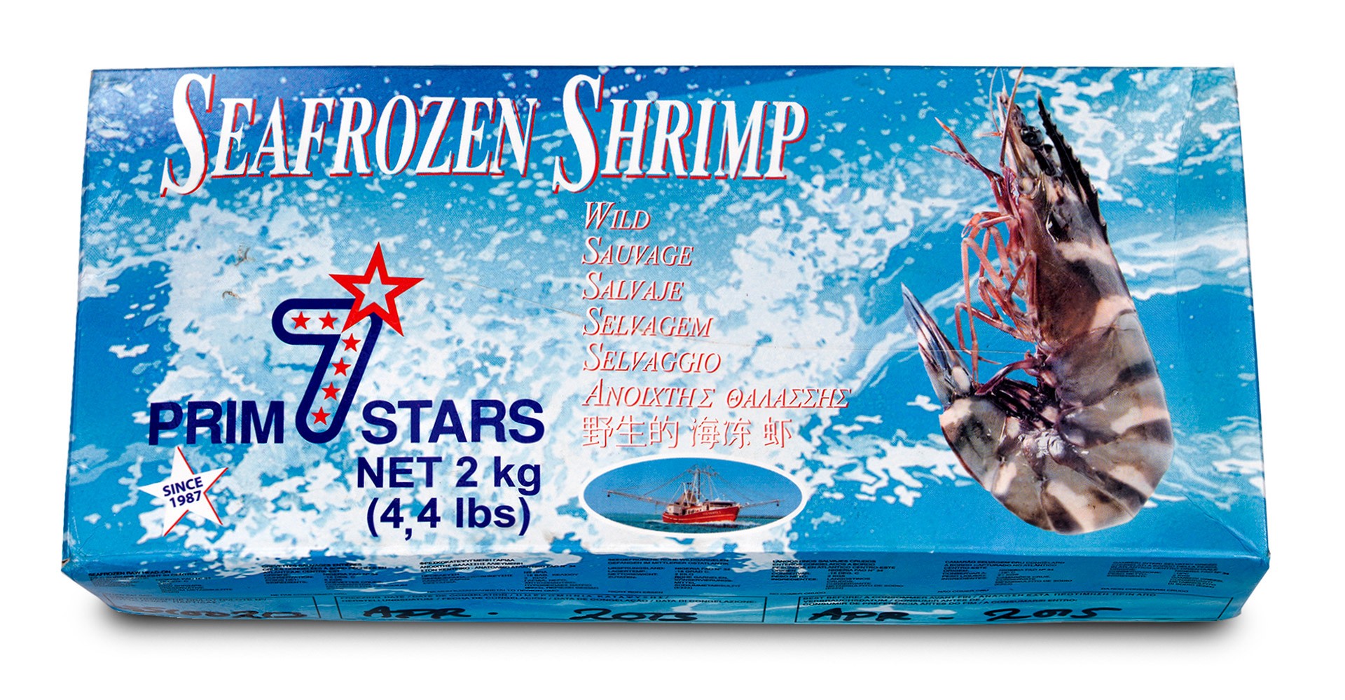 Camar�o Tigre 10/15 Congelado Nig�ria Cx 2 kg