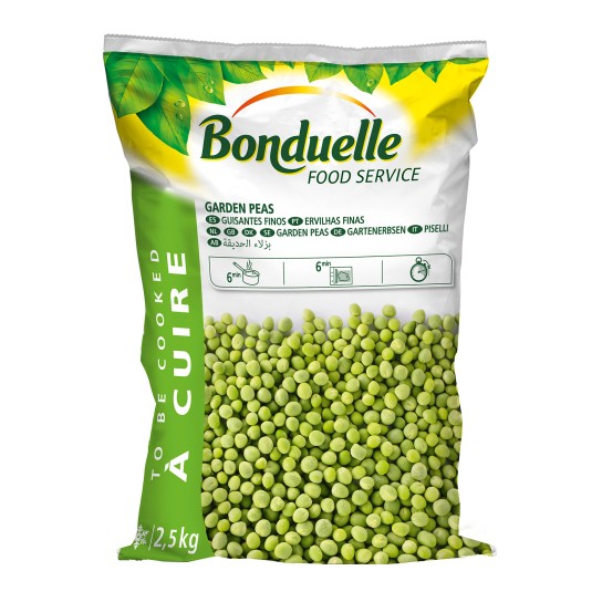 Ervilha Fina Congelada Bonduelle 4x2,5 kg