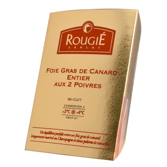 Foie Gras Pato 2 Pimentas/Champanhe Rougi 12x180 g