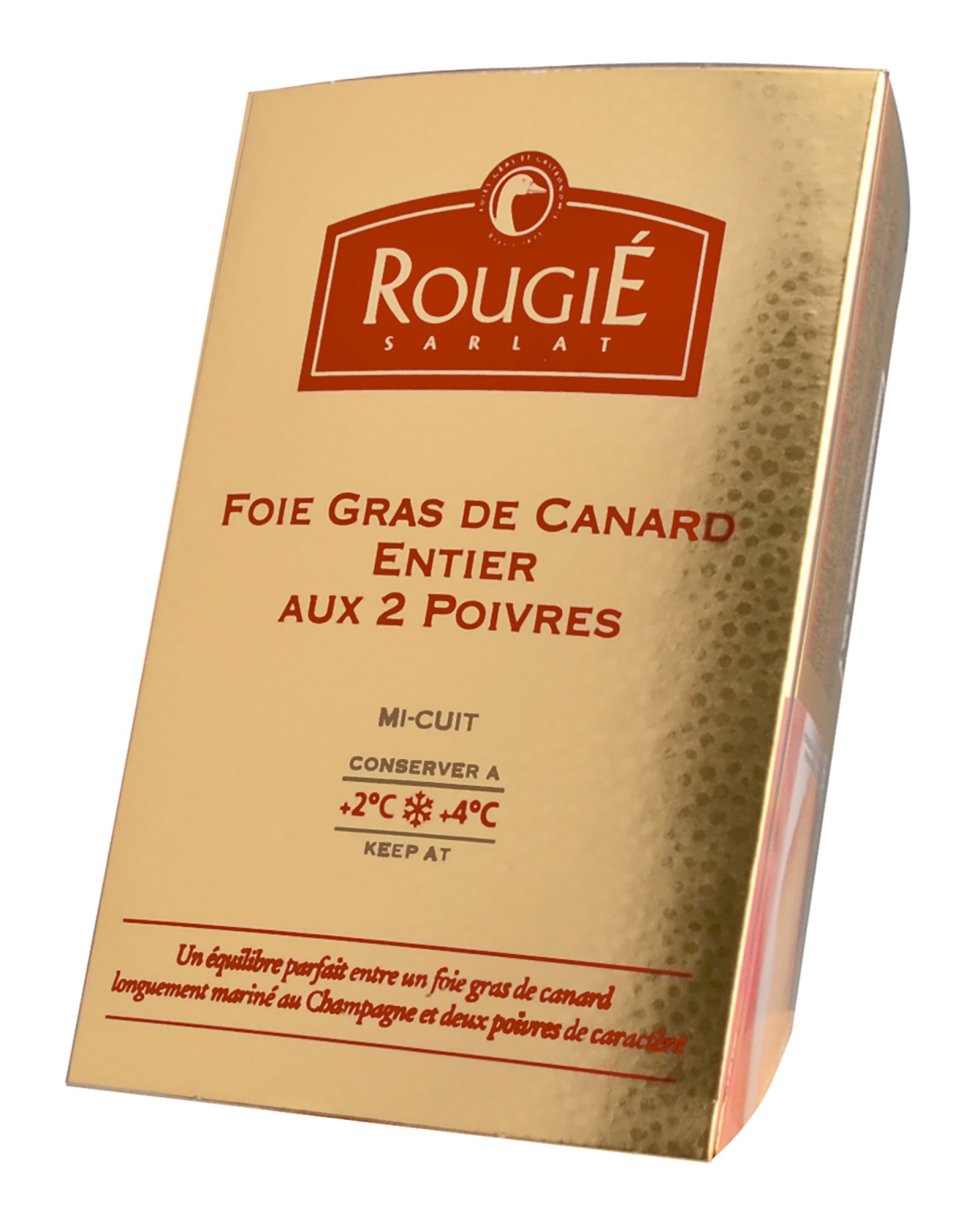 Foie Gras Pato 2 Pimentas/Champanhe Rougi� 12x180 g