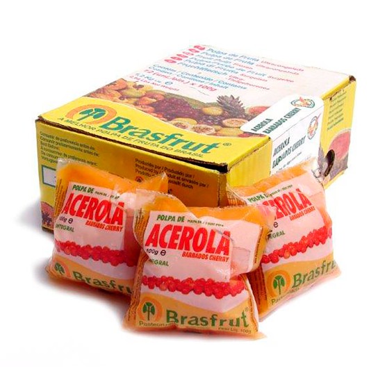 Polpa Fruta Acerola Congelada 12x100 g Polpa Fruta Acerola Congelada 12x100 g