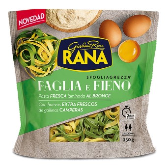 Massa Tagliatelle Paglia Feno Fresca Rana 6x250 g