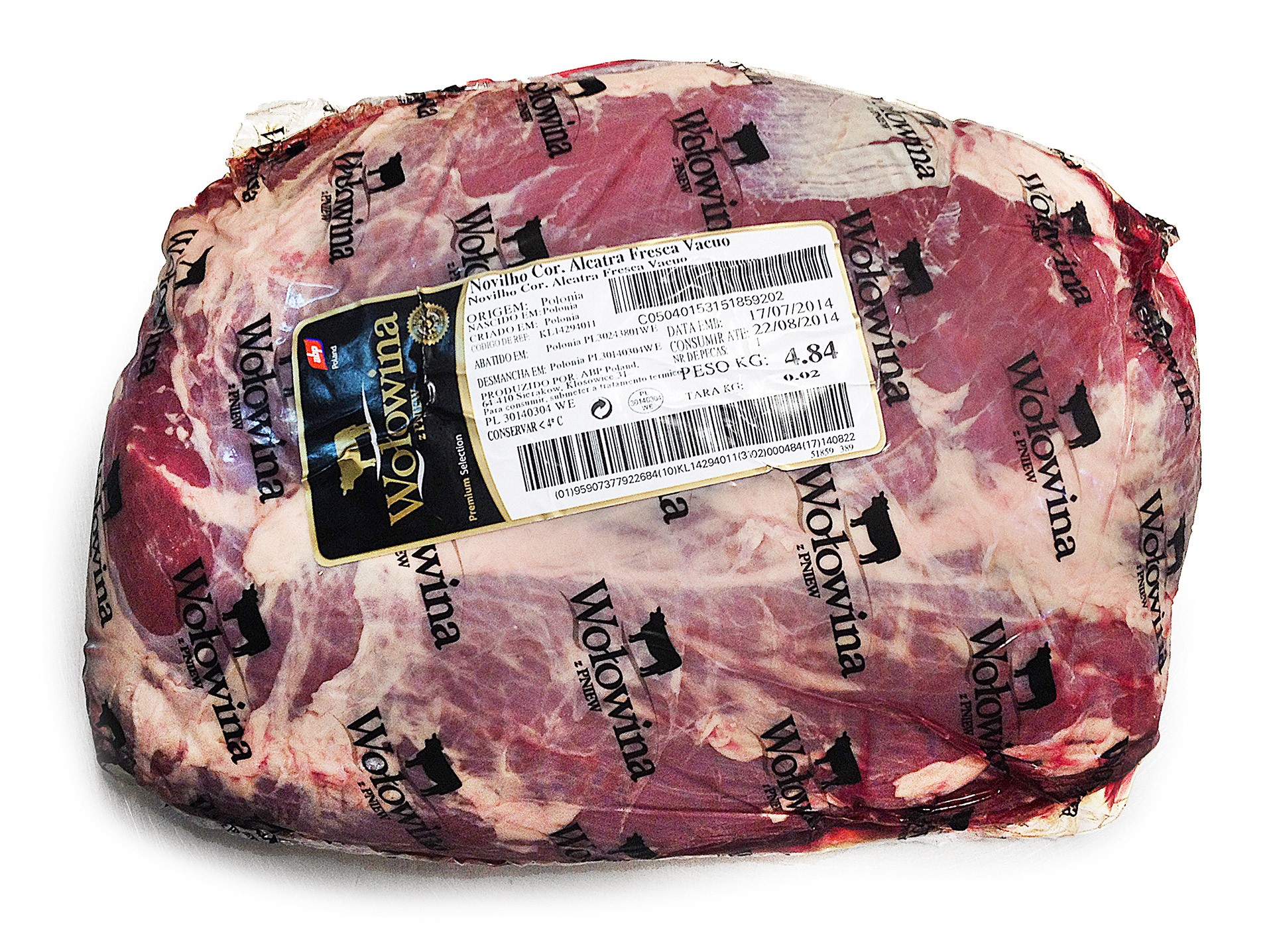 Novilho Coração Alcatra Fresco Wolowina Vácuo Novilho Coração Alcatra Fresco Wolowina Vácuo