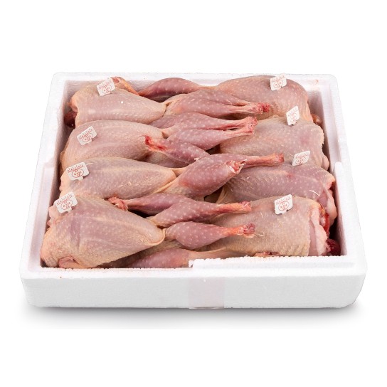 Codornizes Extra 125/140 g Frescas Cx 8 Un