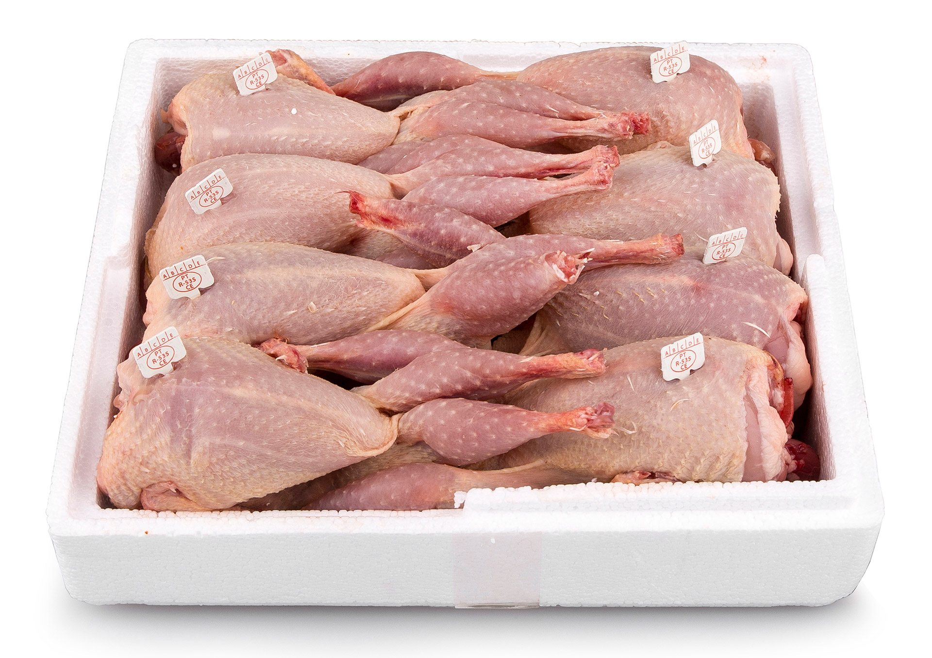 Codornizes Extra 125/140 g Frescas Cx 8 Un