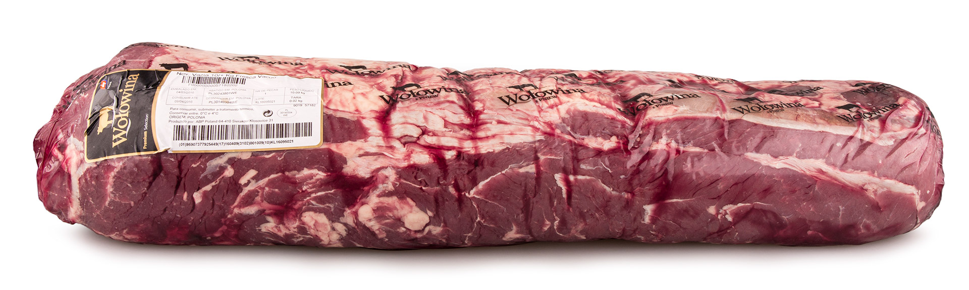 Novilho Vazia 10/+ kg Fresca Wolowina Vácuo Novilho Vazia 10/+ kg Fresca Wolowina Vácuo