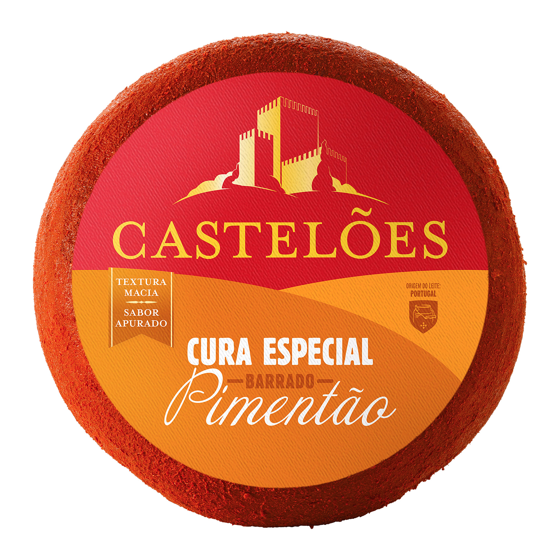 Queijo M�dio Castel�es Piment�o kg