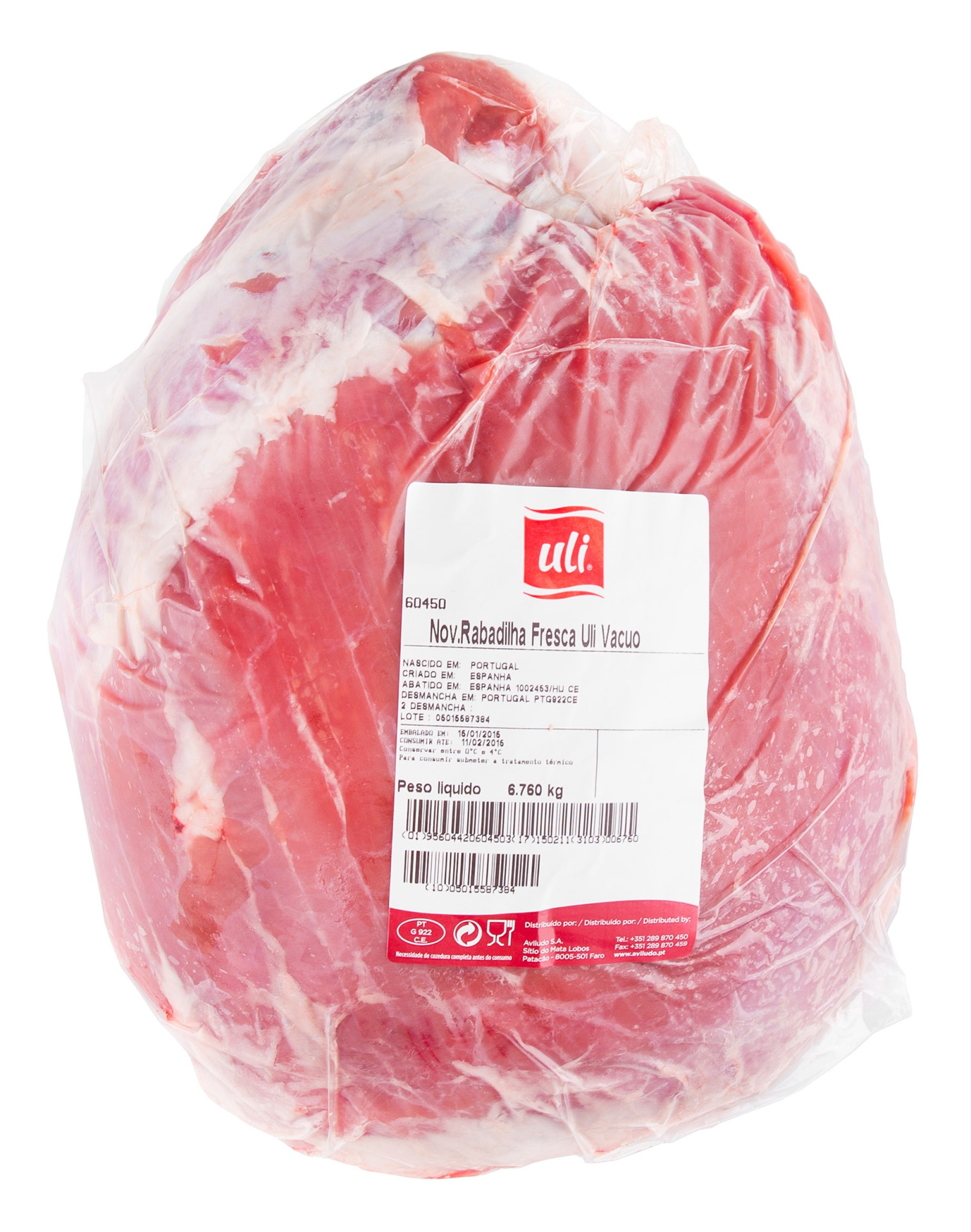 Novilho Rabadilha Fresca Uli V�cuo