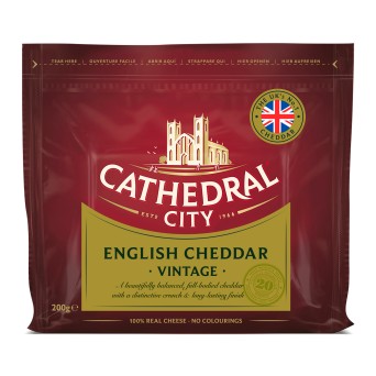 Queijo Cheddar White Vintage Cath City 12x200 g