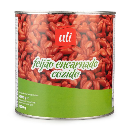 Feijo Encarnado Cozido Uli 6x2,5 kg