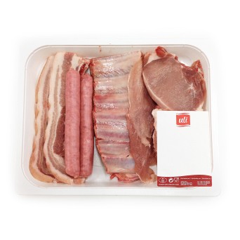 Porco Grelhada Mista Fresca Uli Bandeja