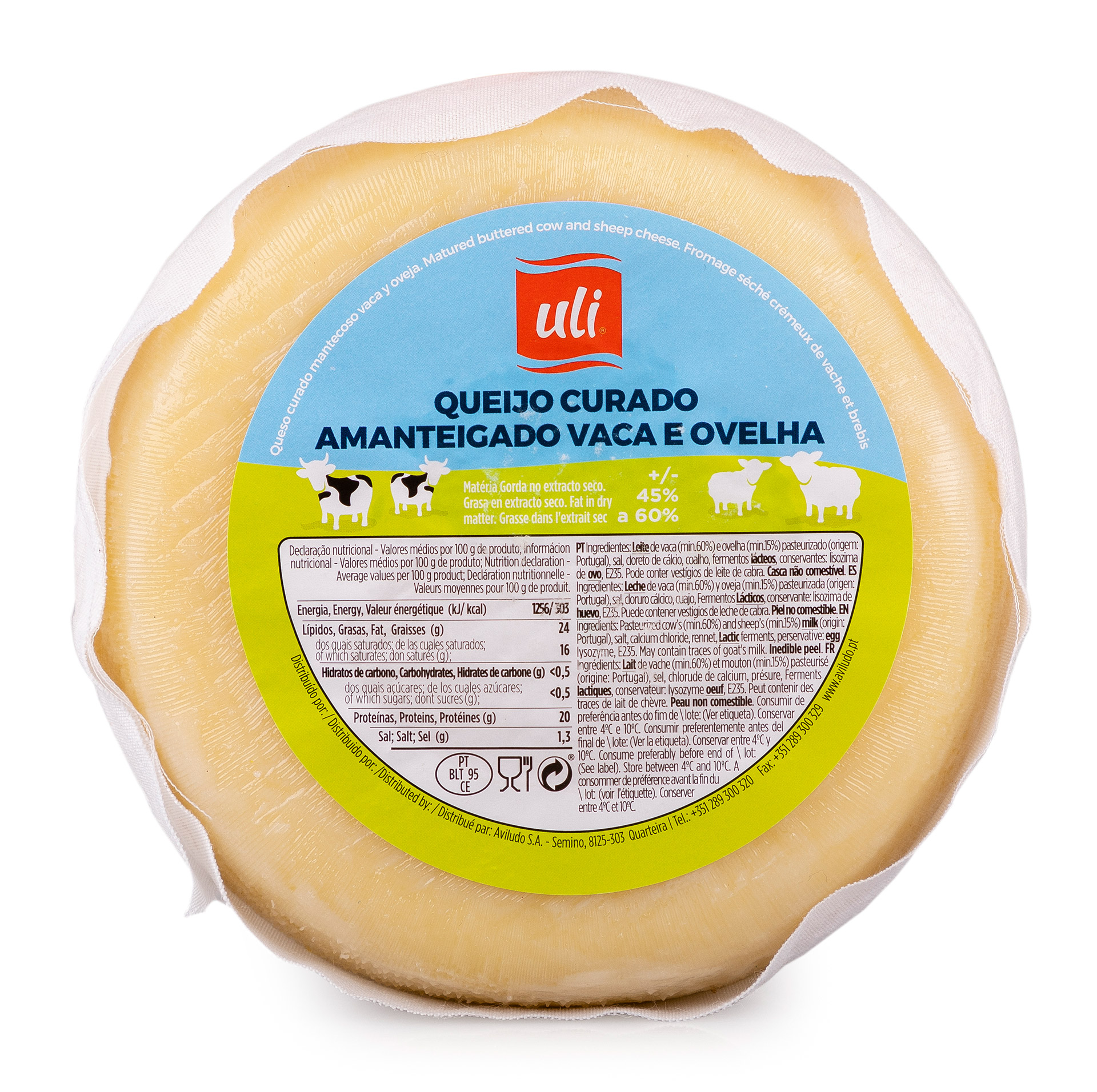 Queijo Vaca e Ovelha Amanteigado Uli Queijo Vaca e Ovelha Amanteigado Uli