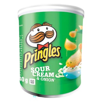 Batata Natas/Cebola Pringles 12x40 g