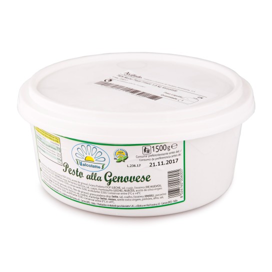 Molho Pesto Fresco Valcollate 1,5 kg Molho Pesto Fresco Valcollate 1,5 kg