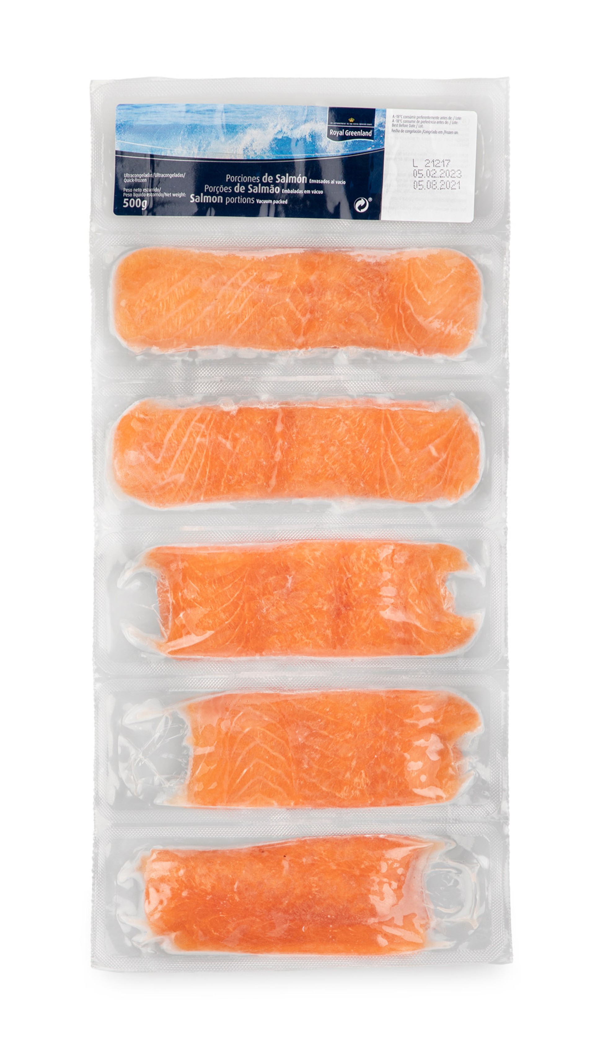 Salmão Porções Congelado Noruega Cx 5 kg Salmão Porções Congelado Noruega Cx 5 kg