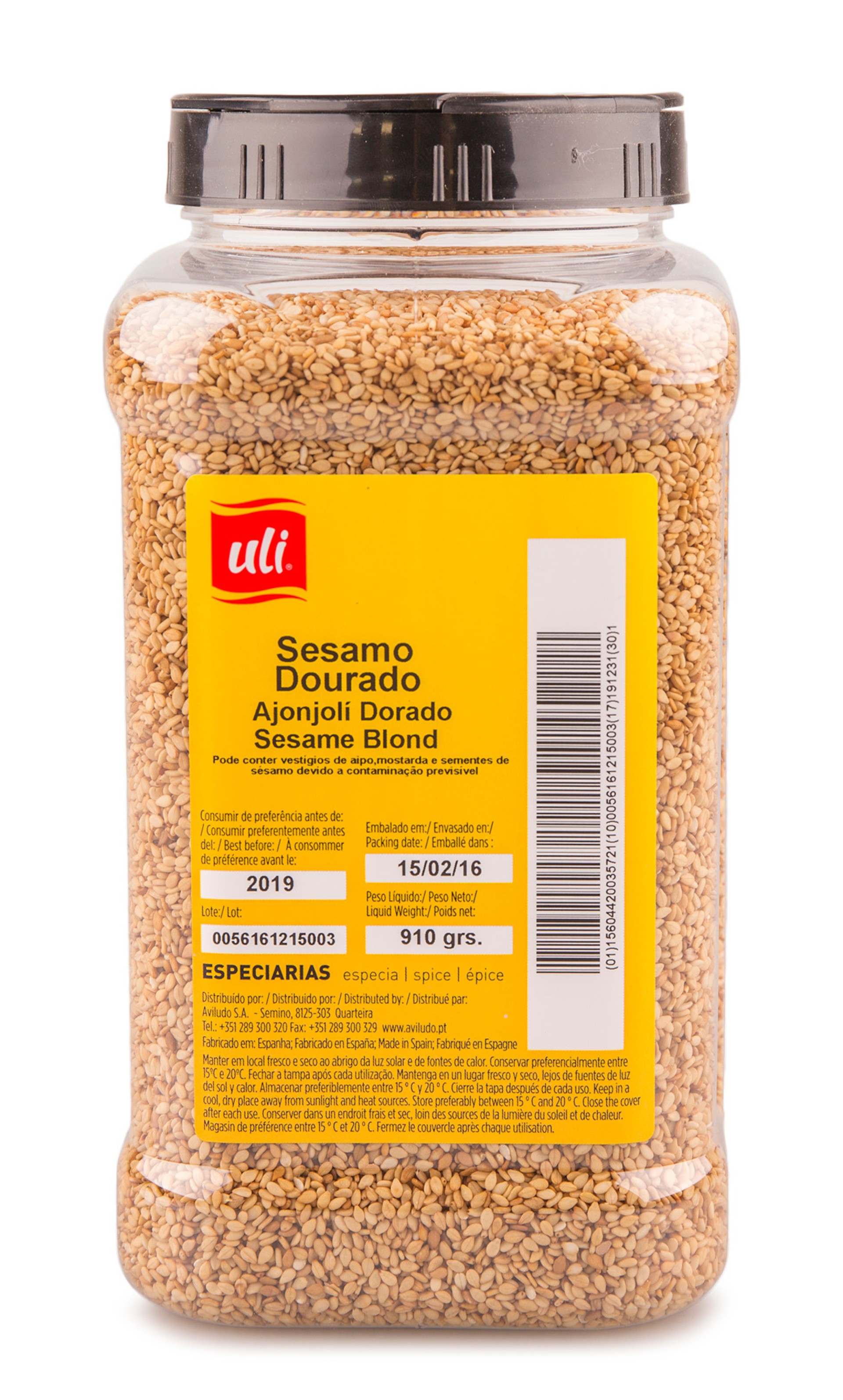 Sementes S�samo Dourado Uli Pet 910 g