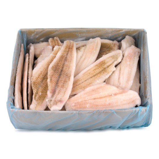 Filete Solha s/ Pele 100/130 g Congelado Cx 5 kg