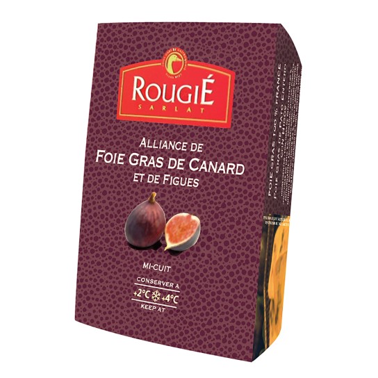 Foie Gras Pato Inteiro c/ Figos Rougi 12x180 g