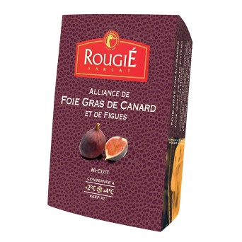 Foie Gras Pato Inteiro c/ Figos Rougi 12x180 g