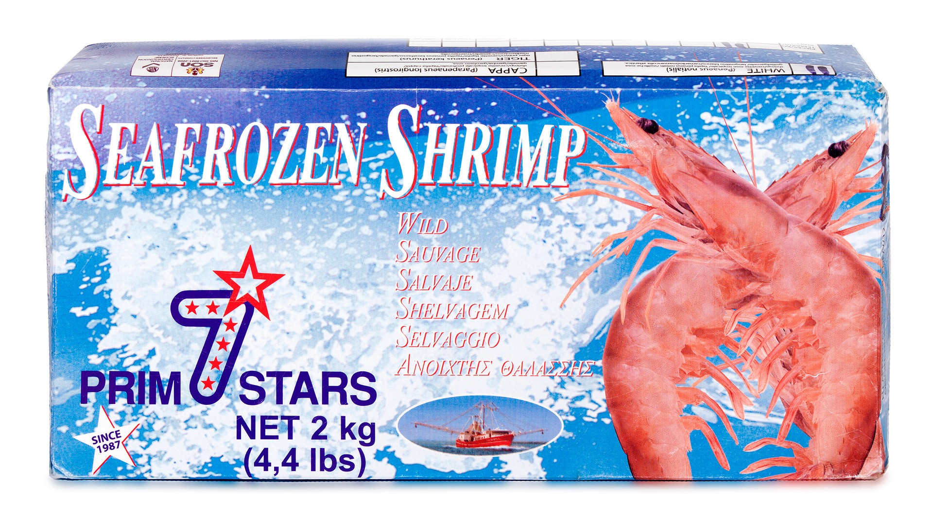 Camarão White 10/20 Congelado Nigéria Cx 2kg Camarão White 10/20 Congelado Nigéria Cx 2kg