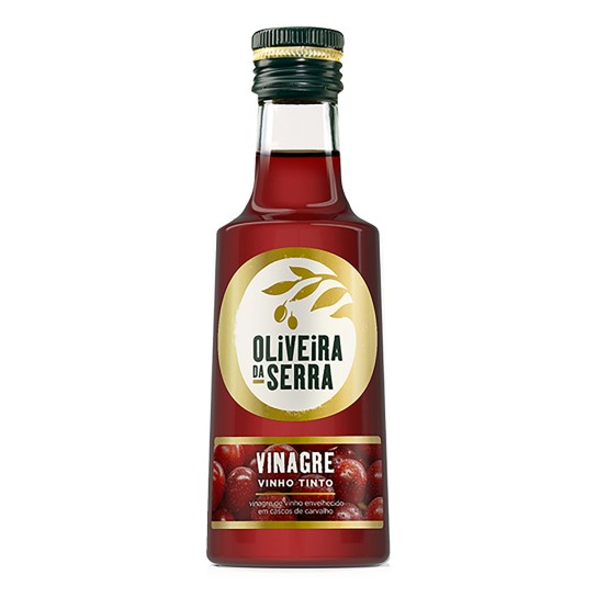 Vinagre Vinho Tinto 0,7% Acidez Oliveira Serra 12x250 ml
