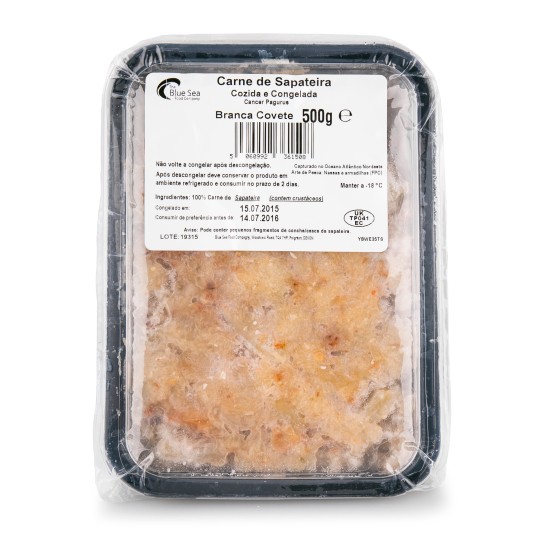 Carne Sapateira Branca Congelada Cuvete 500 g
