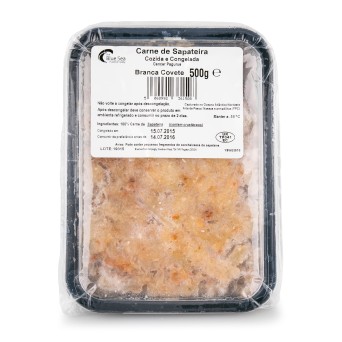 Carne Sapateira Branca Congelada Cuvete 500 g