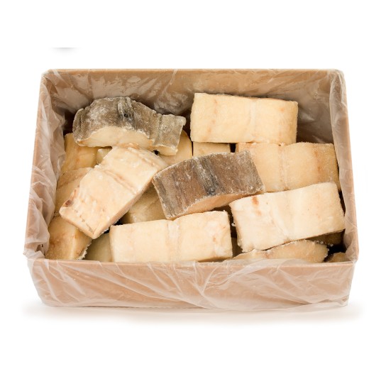 Bacalhau Demolhado Lombo +/- 250 g Congelado Uli Cx 5 kg Bacalhau Demolhado Lombo +/- 250 g Congelado Uli Cx 5 kg