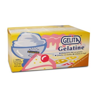 Gelatina Branca Folhas Gelita 1 kg