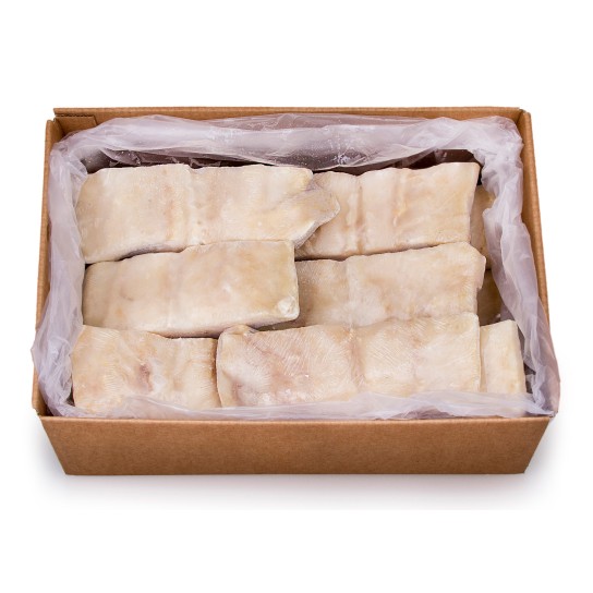 Bacalhau Demolhado Posta c/ Lombo 300/400 g Higienizada Congelada Uli Cx 5 kg Bacalhau Demolhado Posta c/ Lombo 300/400 g Higienizada Congelada Uli Cx 5 kg