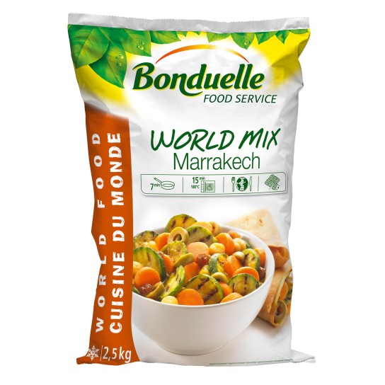 World Mix Marrakech Congelados Bonduelle 4x2,5 kg