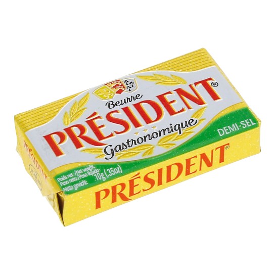 Manteiga c/ Sal Alumnio Prsident 100x10 g