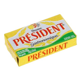 Manteiga c/ Sal Alumnio Prsident 100x10 g