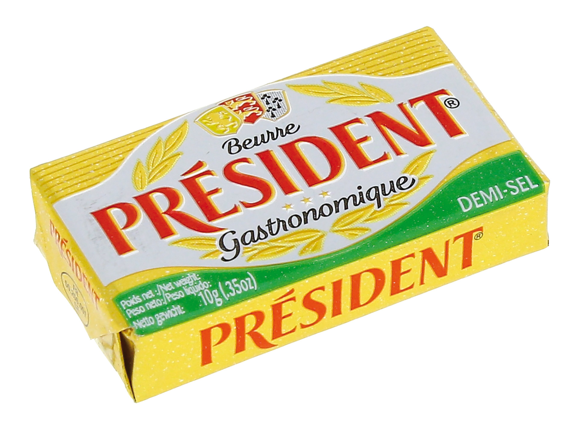 Manteiga c/ Sal Alum�nio Pr�sident 100x10 g