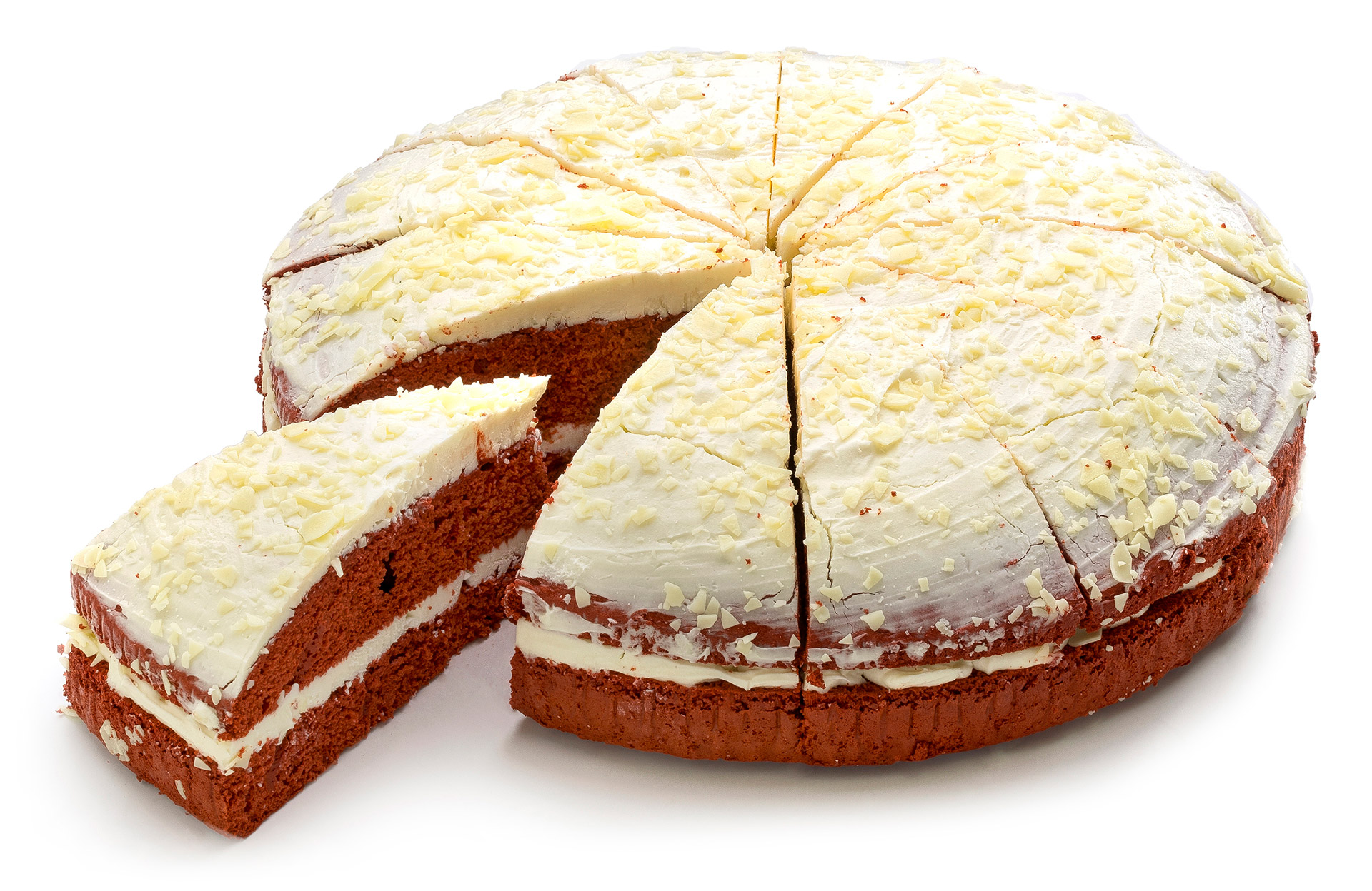 Bolo Red Velvet Congelado Vandemoortele 3x1,35 kg