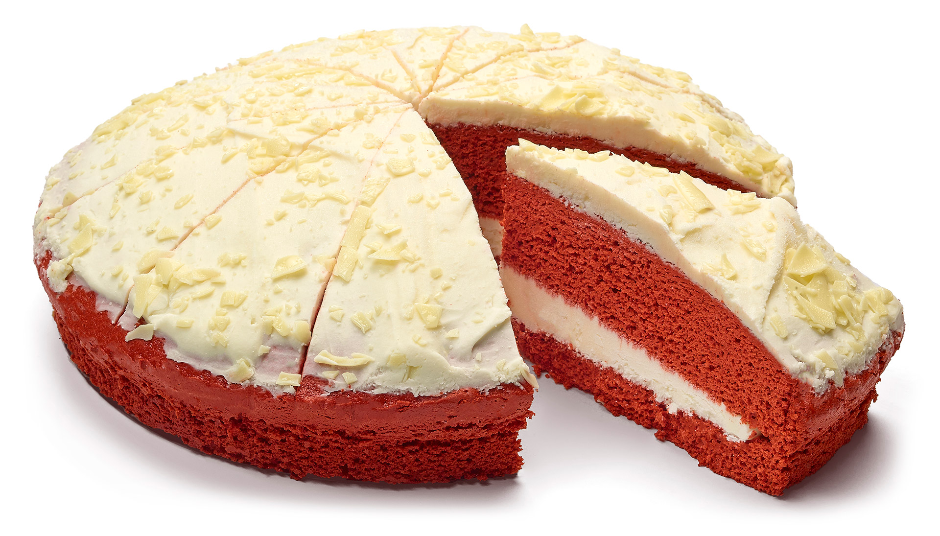 Bolo Red Velvet Congelado Vandemoortele 3x1,35 kg