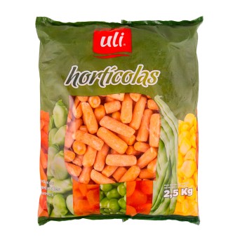 Cenoura Baby 14/18 Congelada Uli 4x2,5 kg