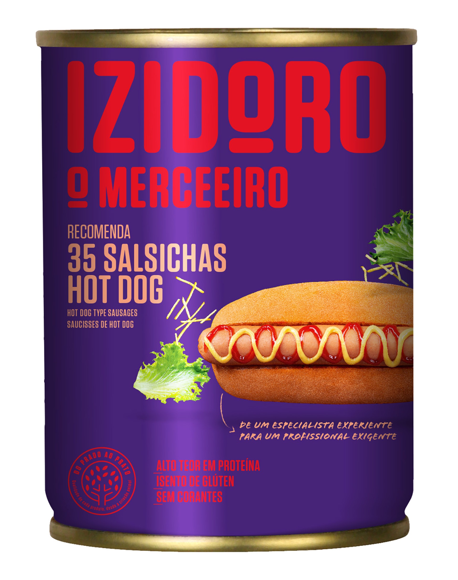 Salsichas Fumadas Hot Dog Lata 2x35 Un