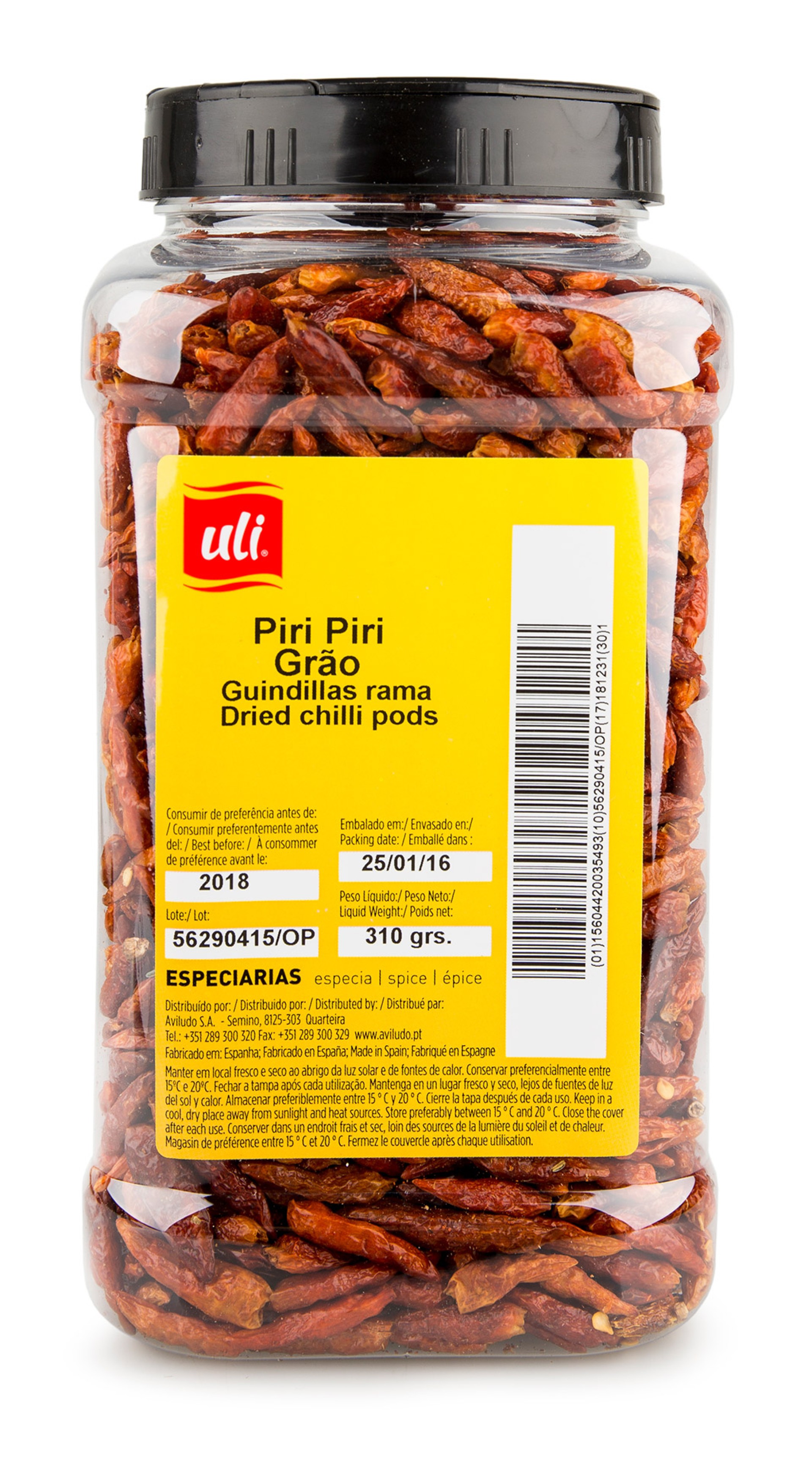 Piri-Piri Gr�o Inteiro Uli 310 g