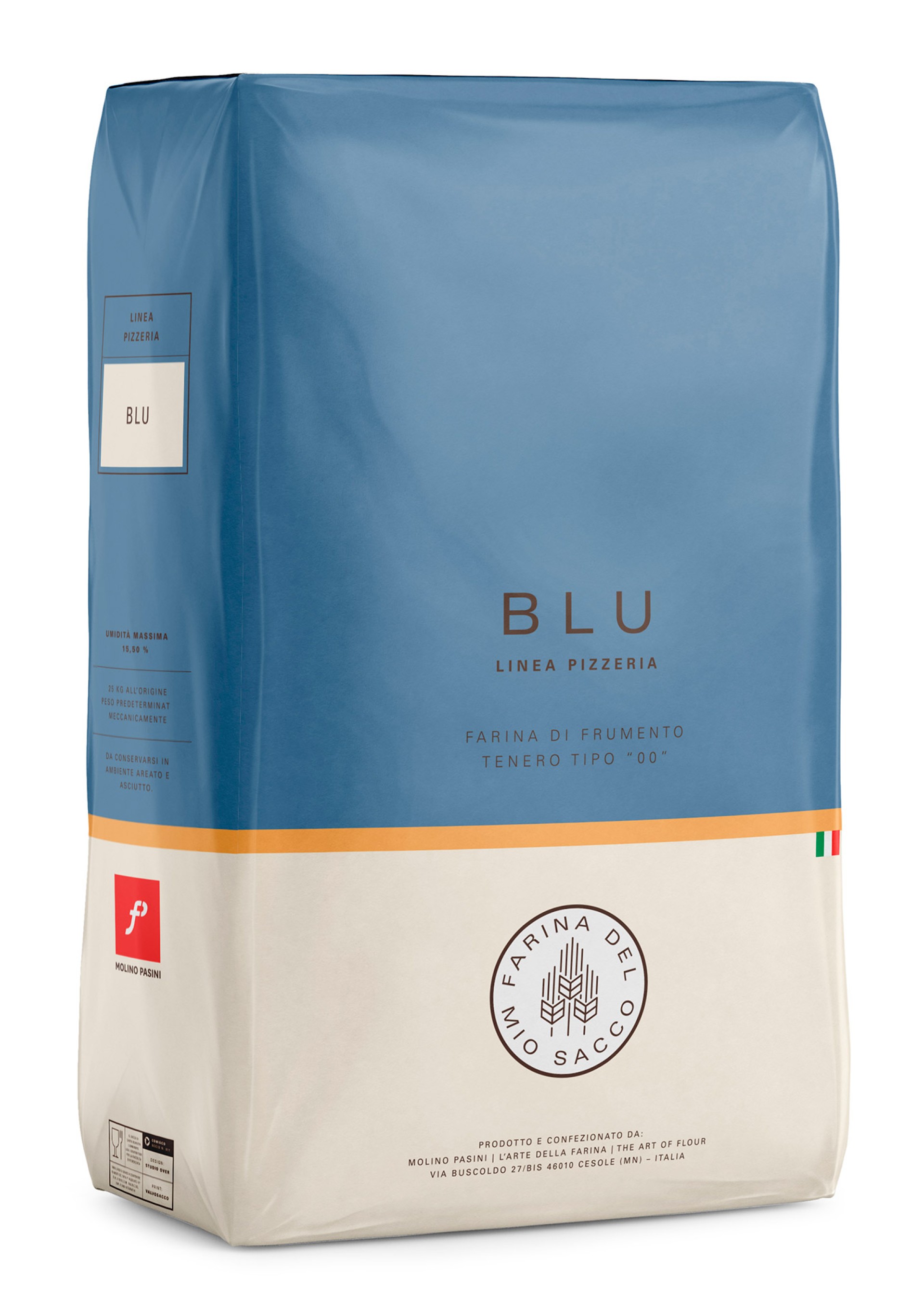 Farinha Azul Pizzeria Molino Pasini Saco 25 kg Farinha Azul Pizzeria Molino Pasini Saco 25 kg