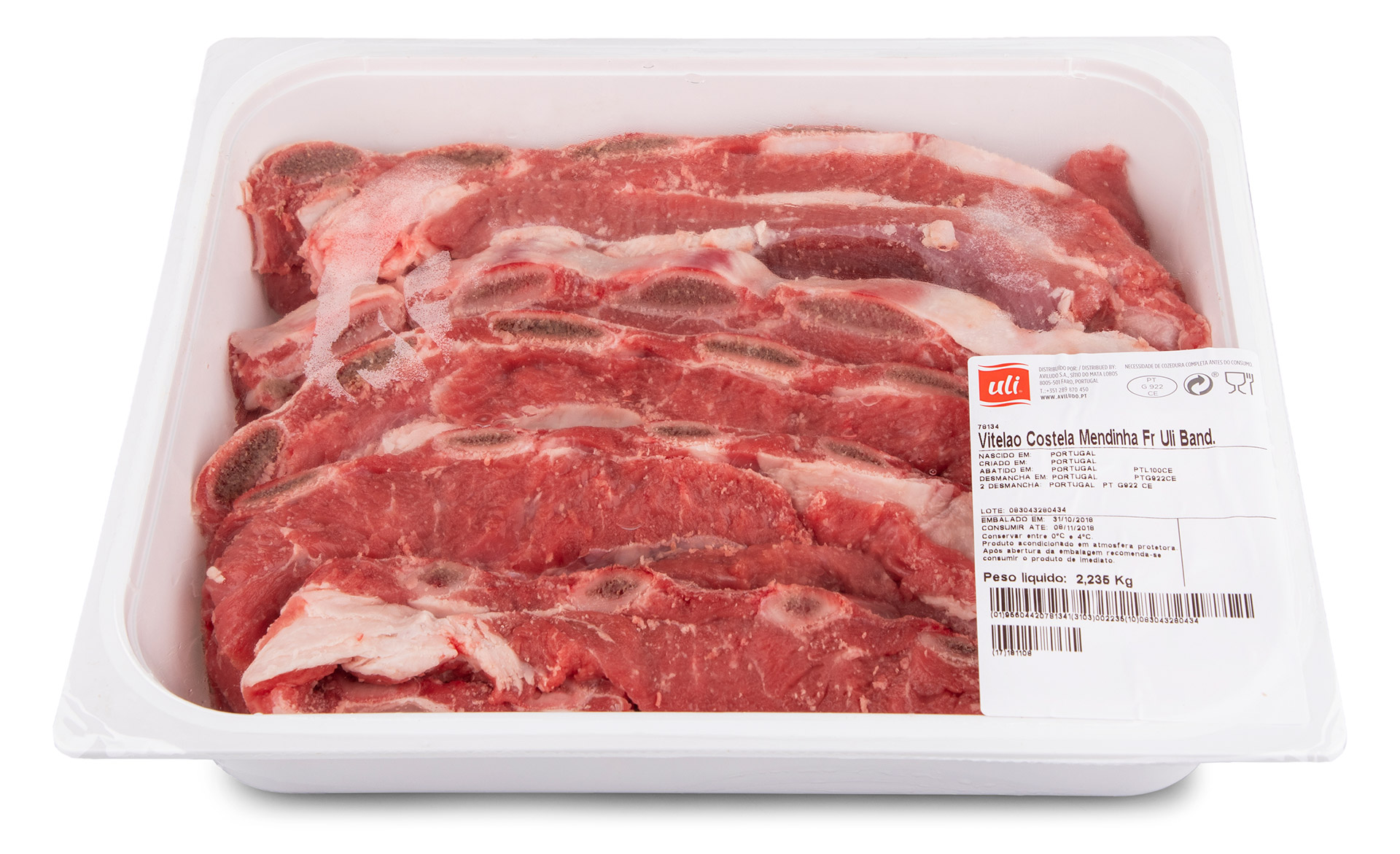 Vitel�o Costela Mendinha Fresca Uli Bandeja