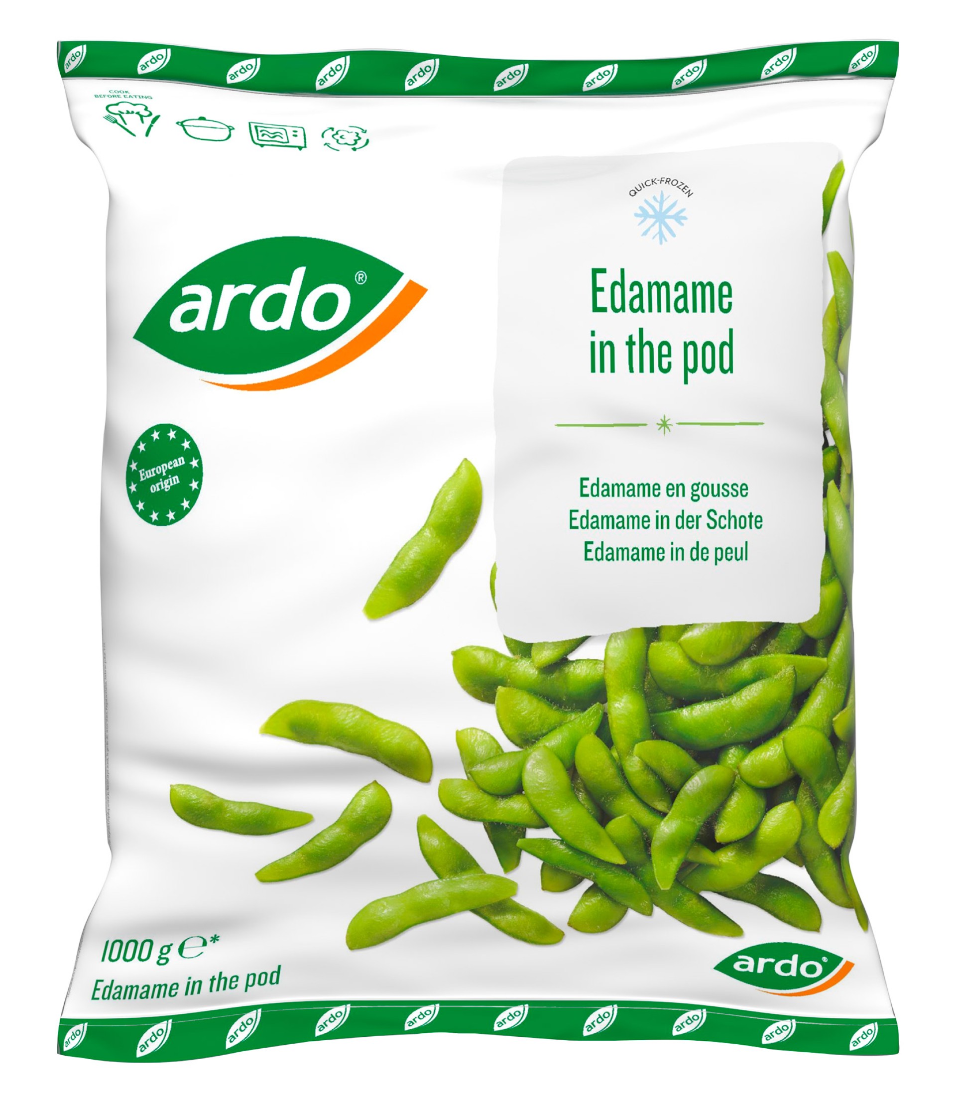 Edamame Vagem Congelado Ardo 10x1 kg