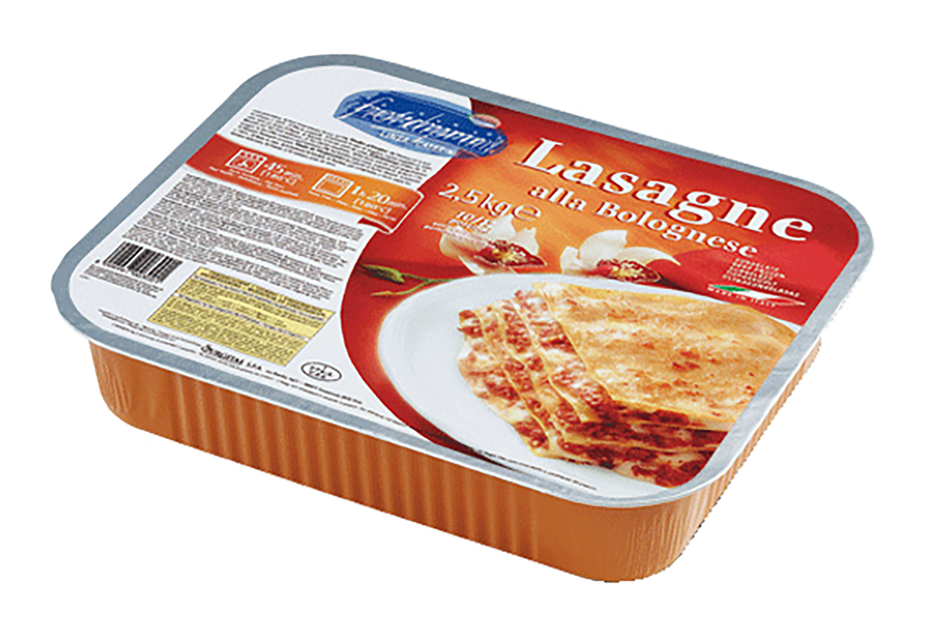 Lasanha Bolonhesa Congelada Fiordiprimi 2x2,5 kg