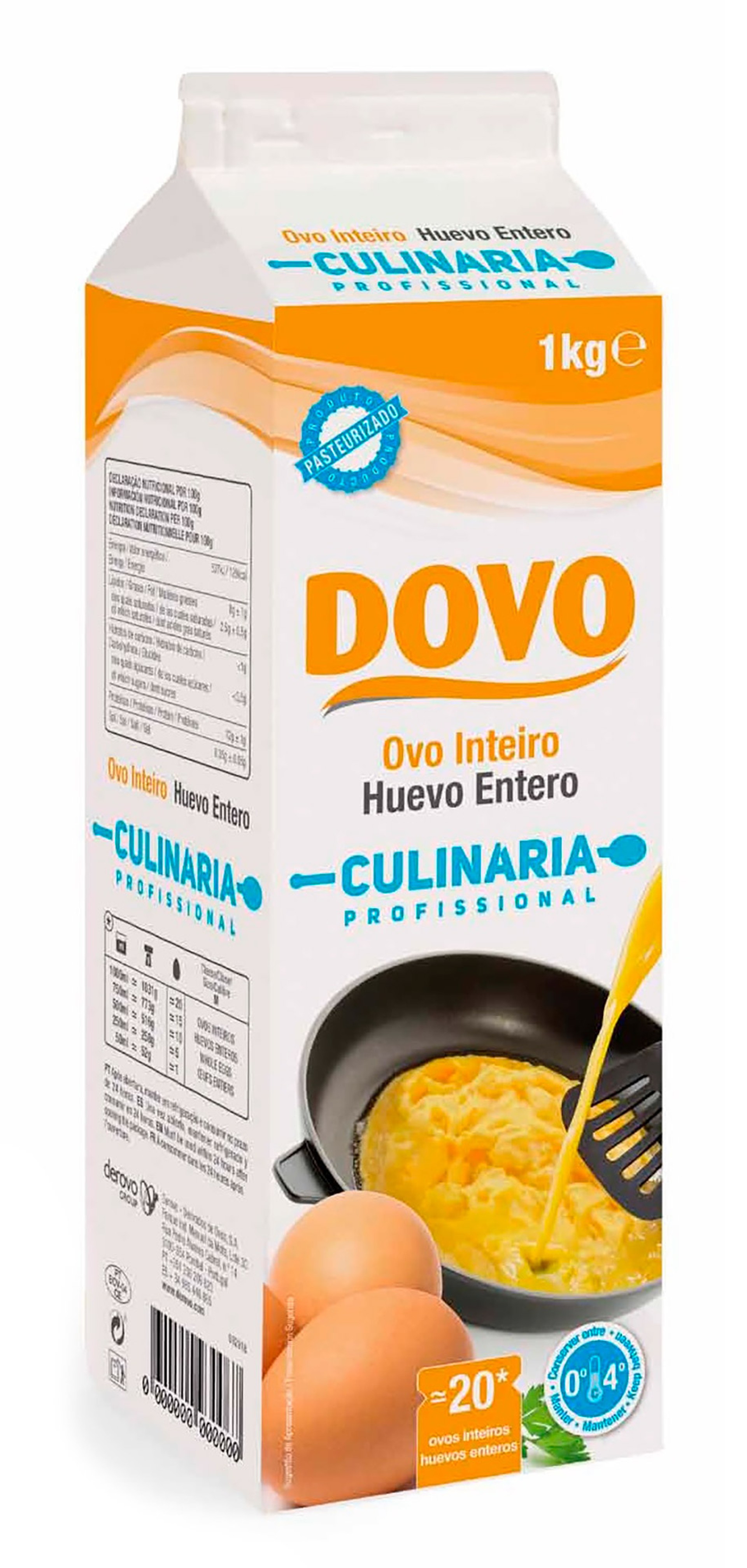 Ovo L�quido Pasteurizado Inteiro Culin�ria 10x1 kg