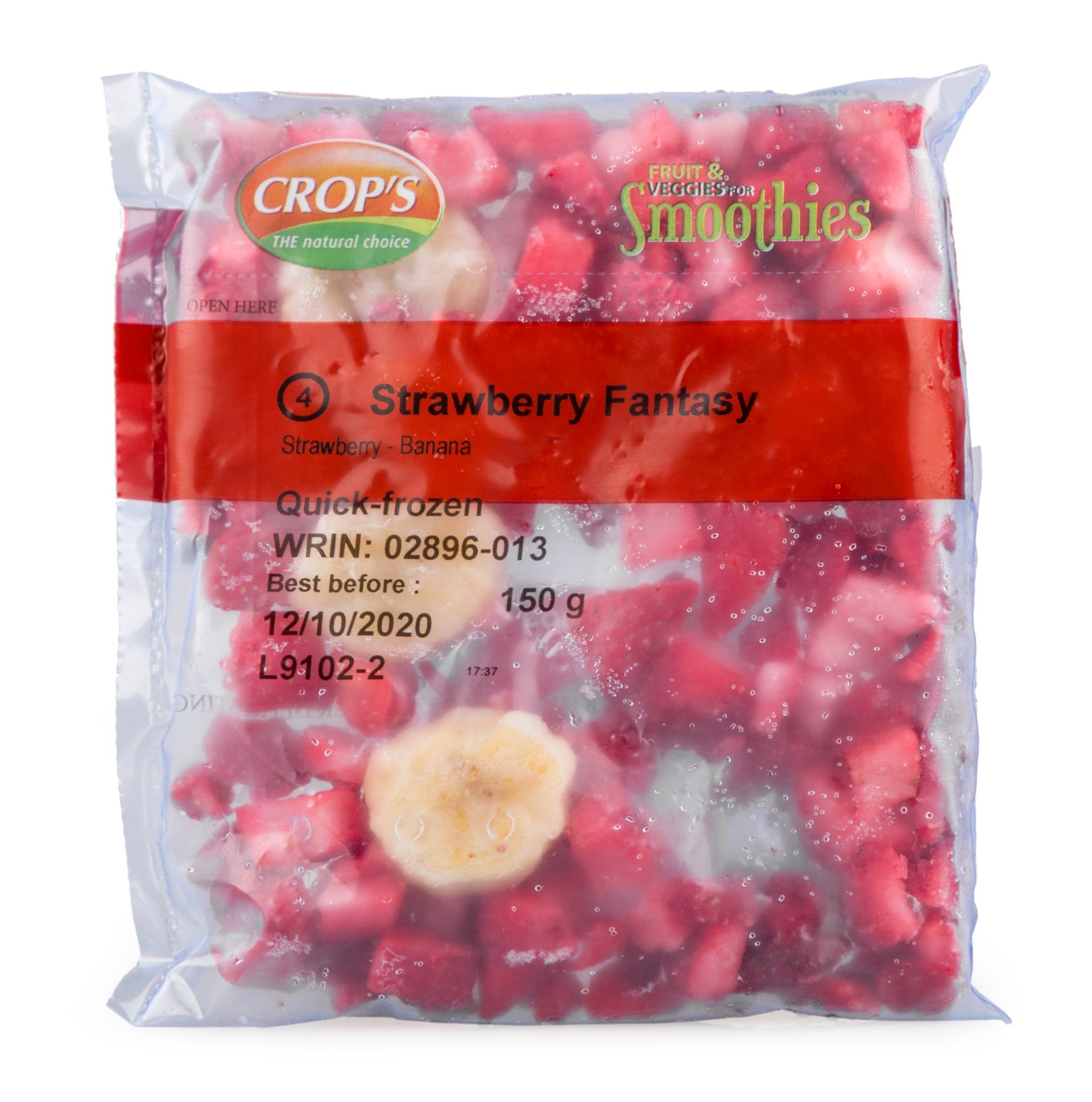 Smoothie Vermelho Congelado Crop�s 15x150 g