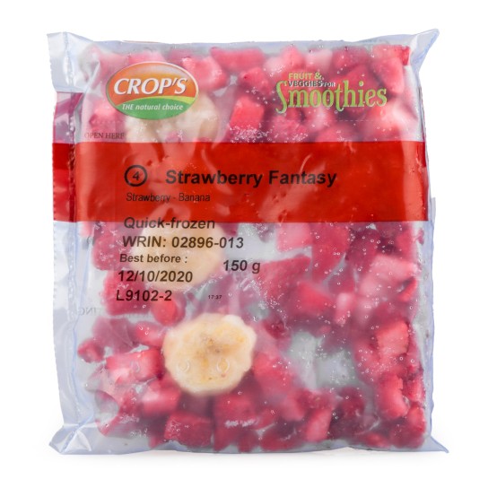 Smoothie Vermelho Congelado Crops 15x150 g