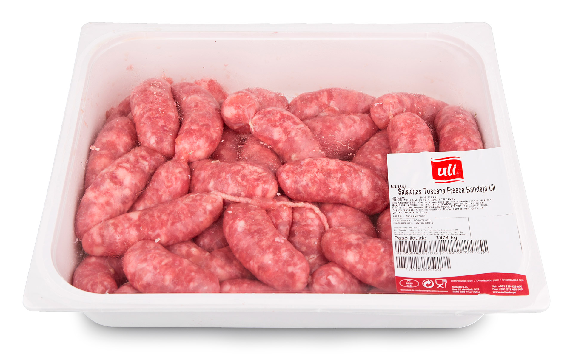 Salsichas Toscana Frescas Embaladas Uli