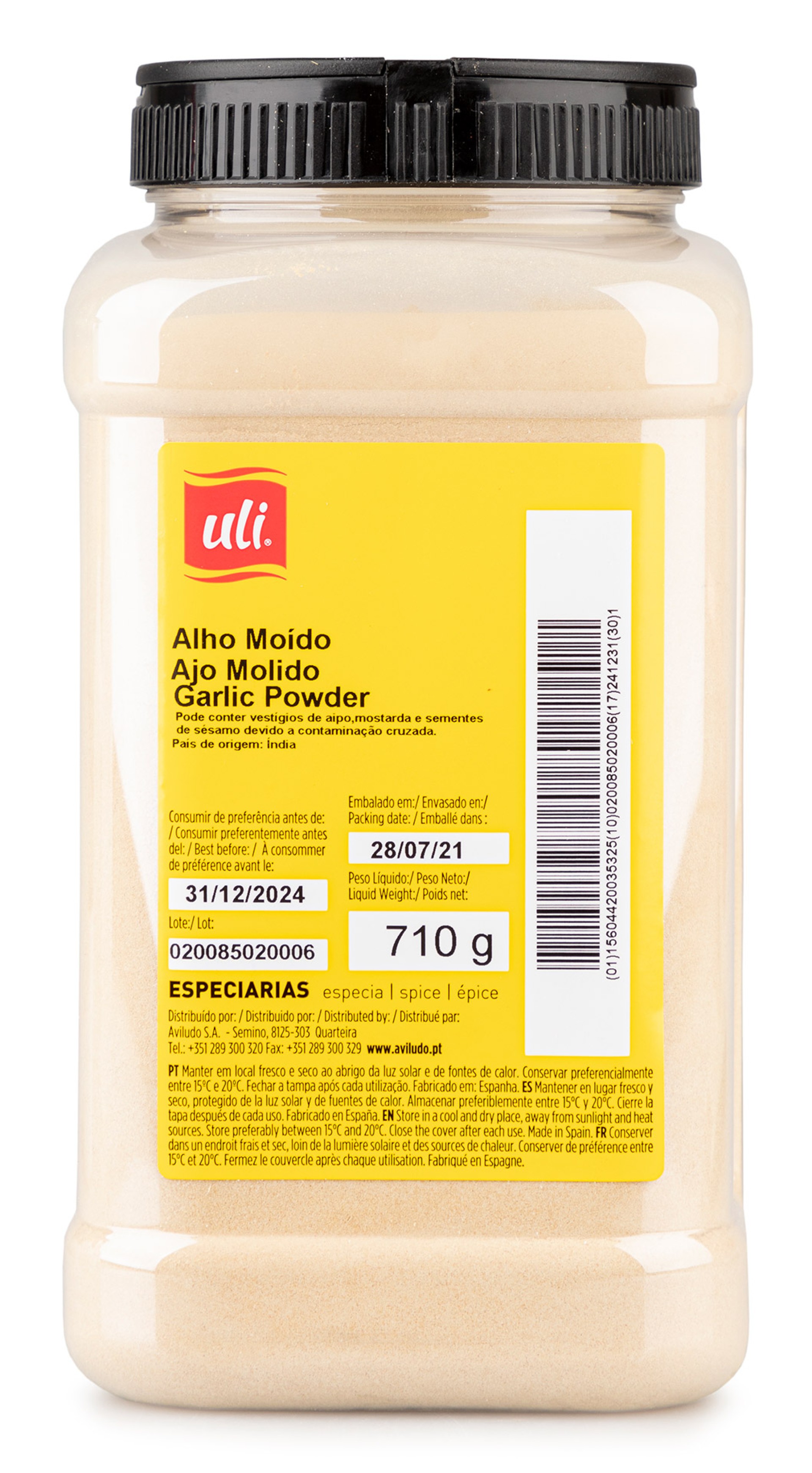 Alho Moído Uli Pet 710 g Alho Moído Uli Pet 710 g