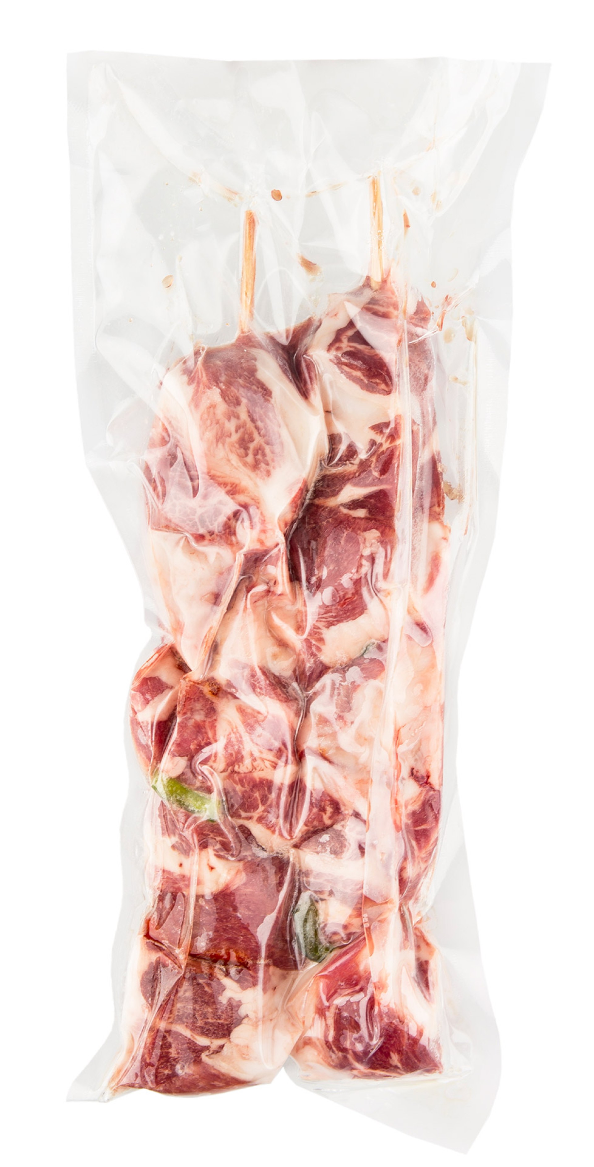 Porco Preto Espetadas Congeladas Vácuo Porco Preto Espetadas Congeladas Vácuo